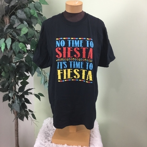 GILDAN No Time To Siesta It’s Time To Fiesta - Picture 1 of 12